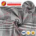 Tissu à carreaux de chasse à carreaux à carreaux classiques Polyester PLAIN JACQUARD POLY SPANDEX Prix de tissu par mètre